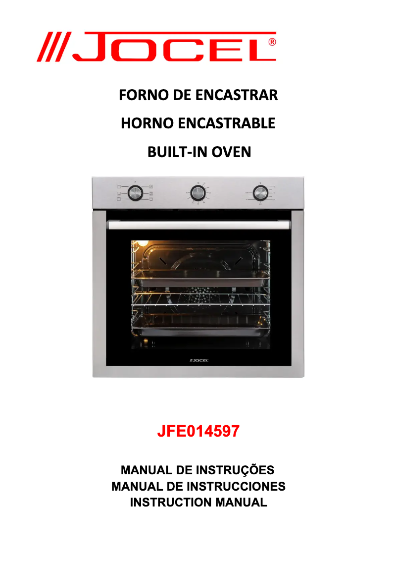 Page 1 de la notice Manuel utilisateur Jocel JFE014597