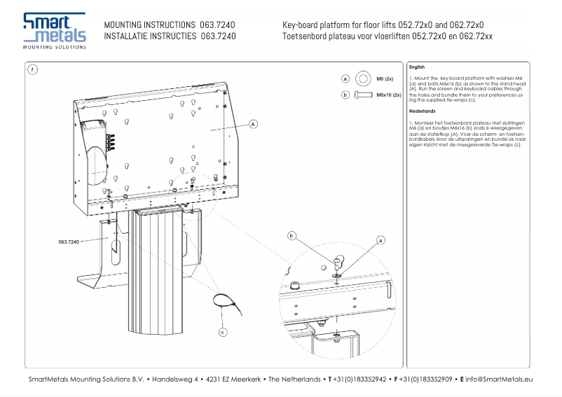 Page 1 de la notice Manuel utilisateur SmartMetals 063.7240
