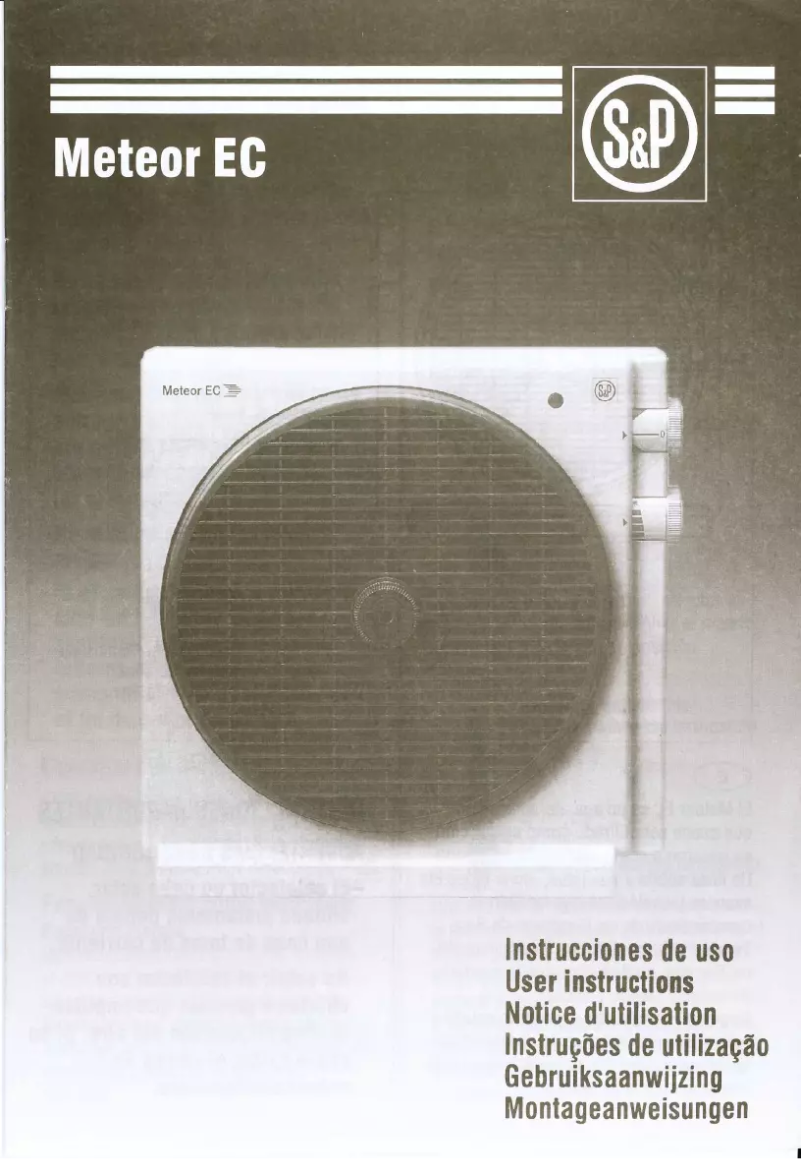 Imagen de la primera página del manual del dispositivo METEOR-EC