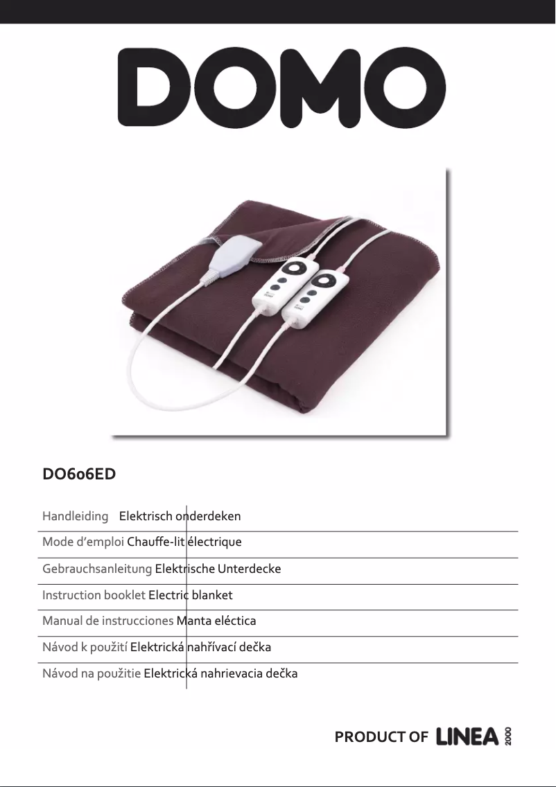 Page n°1 - Manuel utilisateur Domo DO606ED