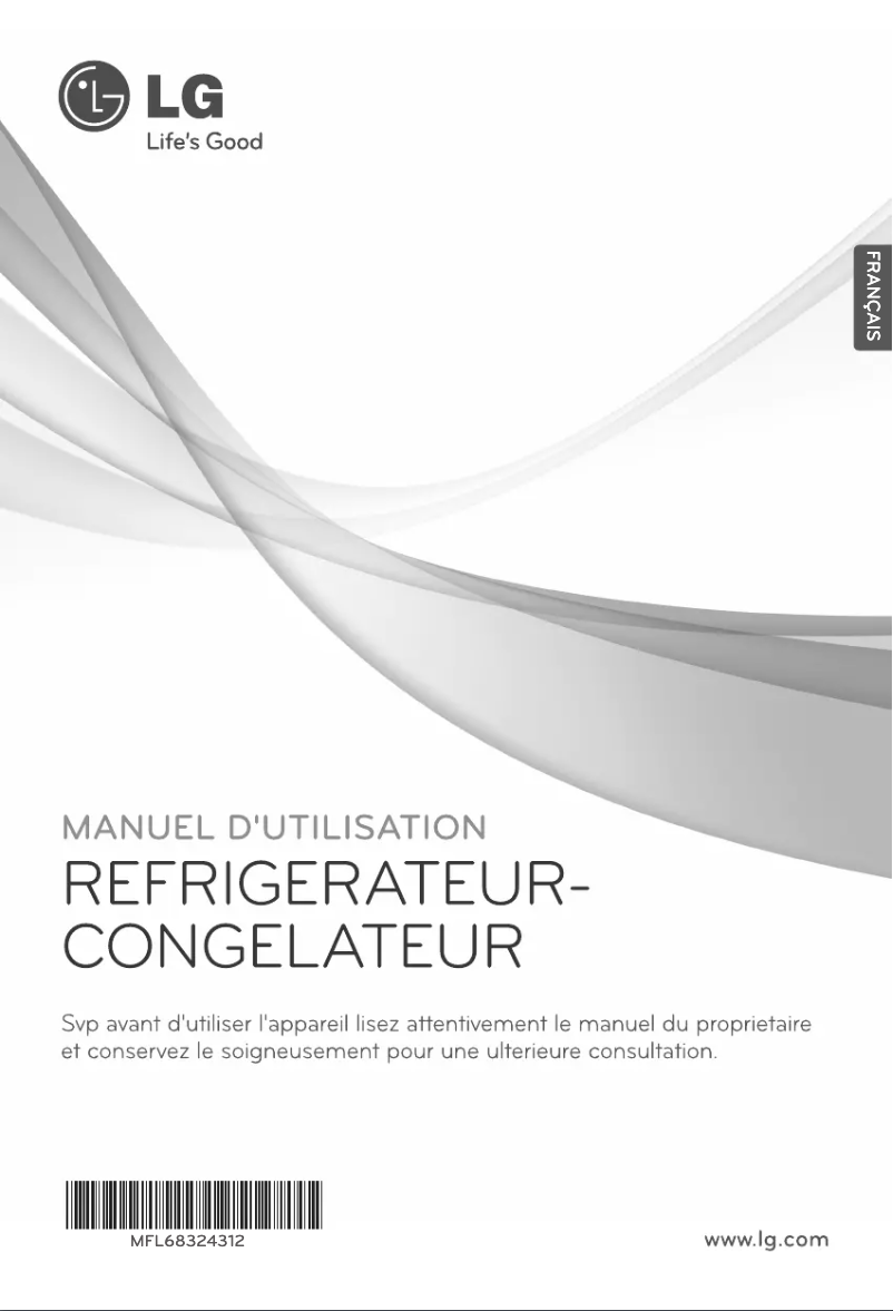 Image de la première page du manuel de l'appareil GR-B822HLPL