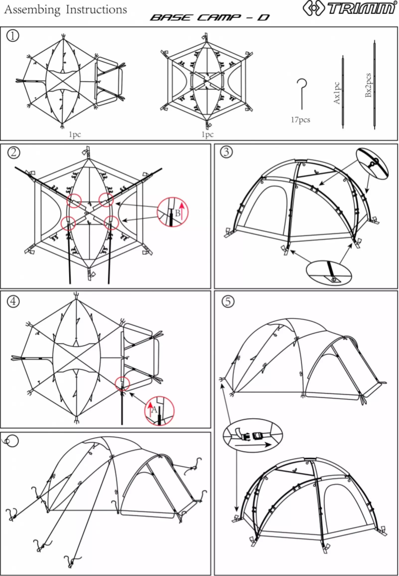 Página 1 del manual Manual de usuario Trimm Base Camp - D