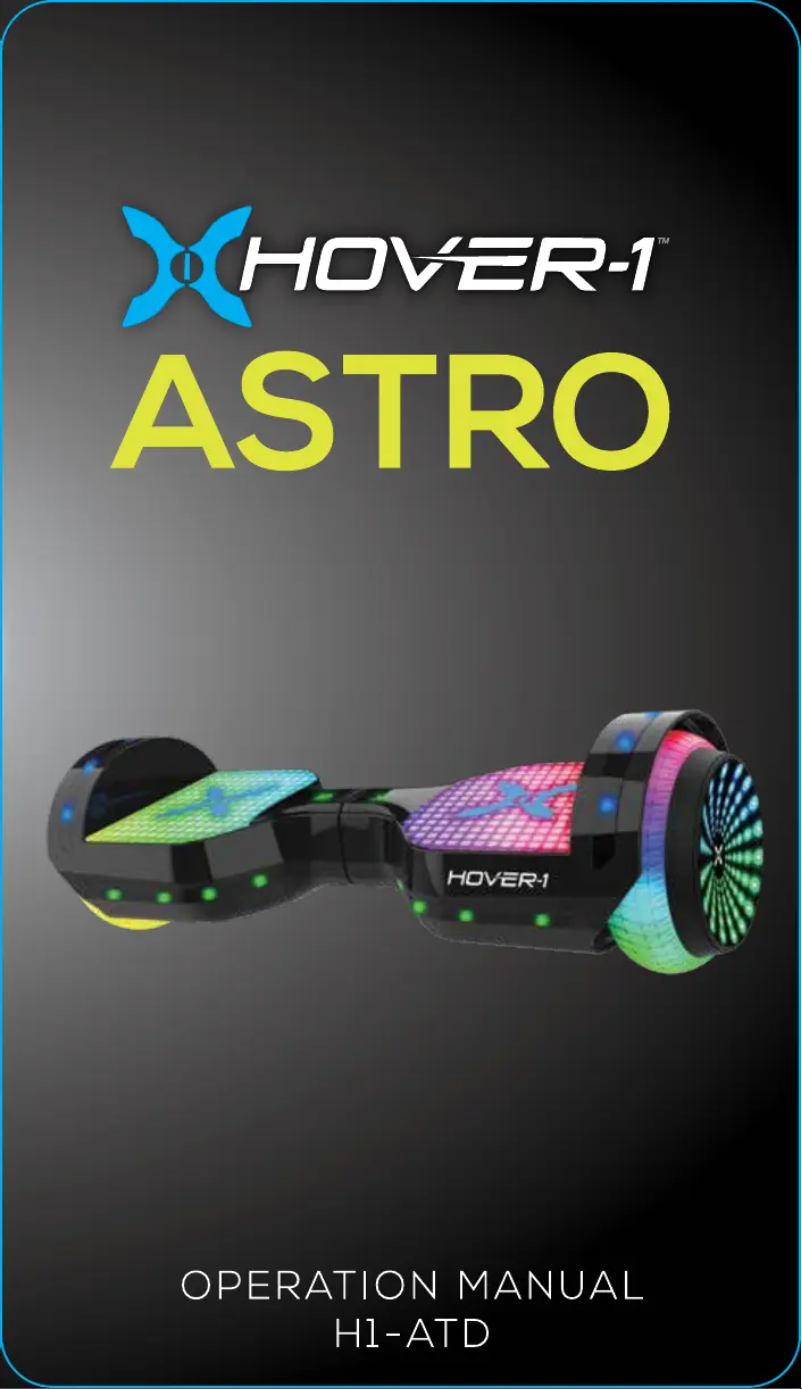 Page 1 de la notice Manuel utilisateur Hover-1 Astro