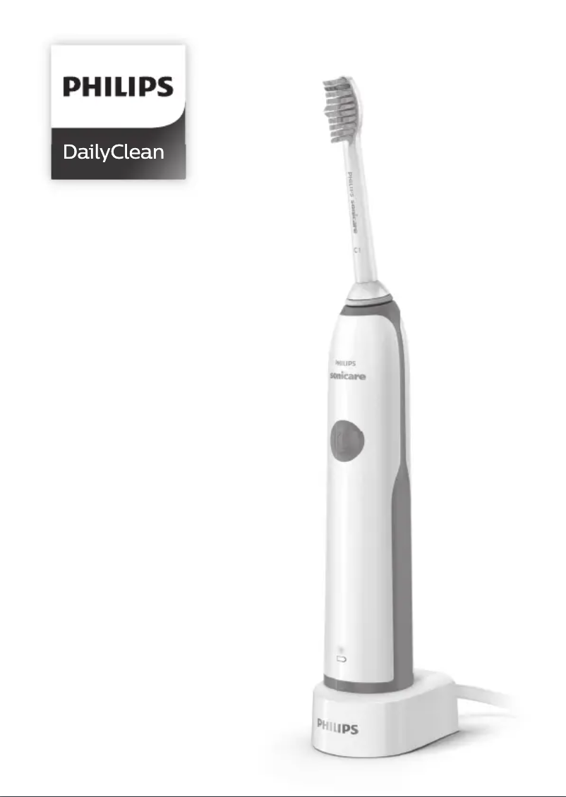 Image de la première page du manuel de l'appareil Sonicare Essence+ HX3211