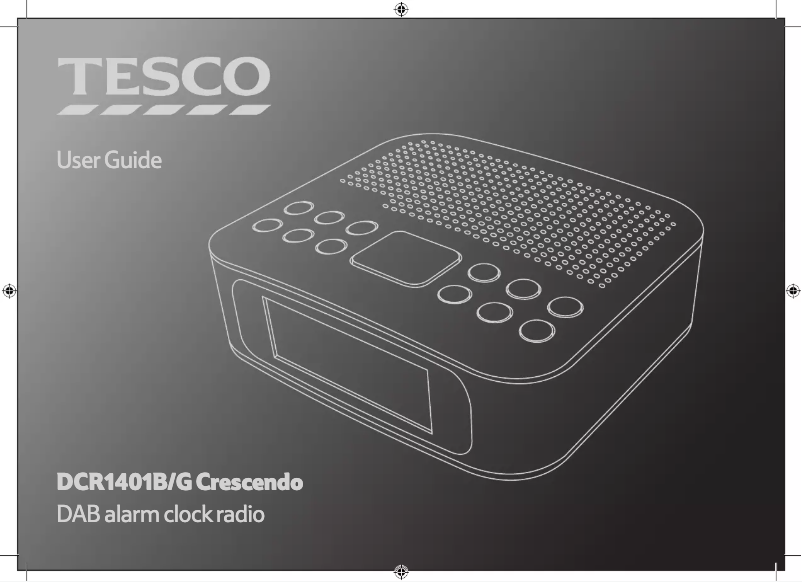 Page n°1 - Manuel utilisateur Tesco DCR1401B