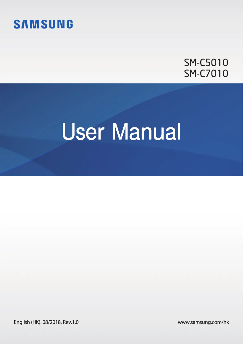 Page n°1 - Manuel utilisateur Samsung Galaxy C7 Pro