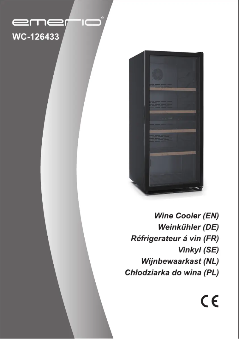 Page 1 de la notice Manuel utilisateur Emerio WC-126433