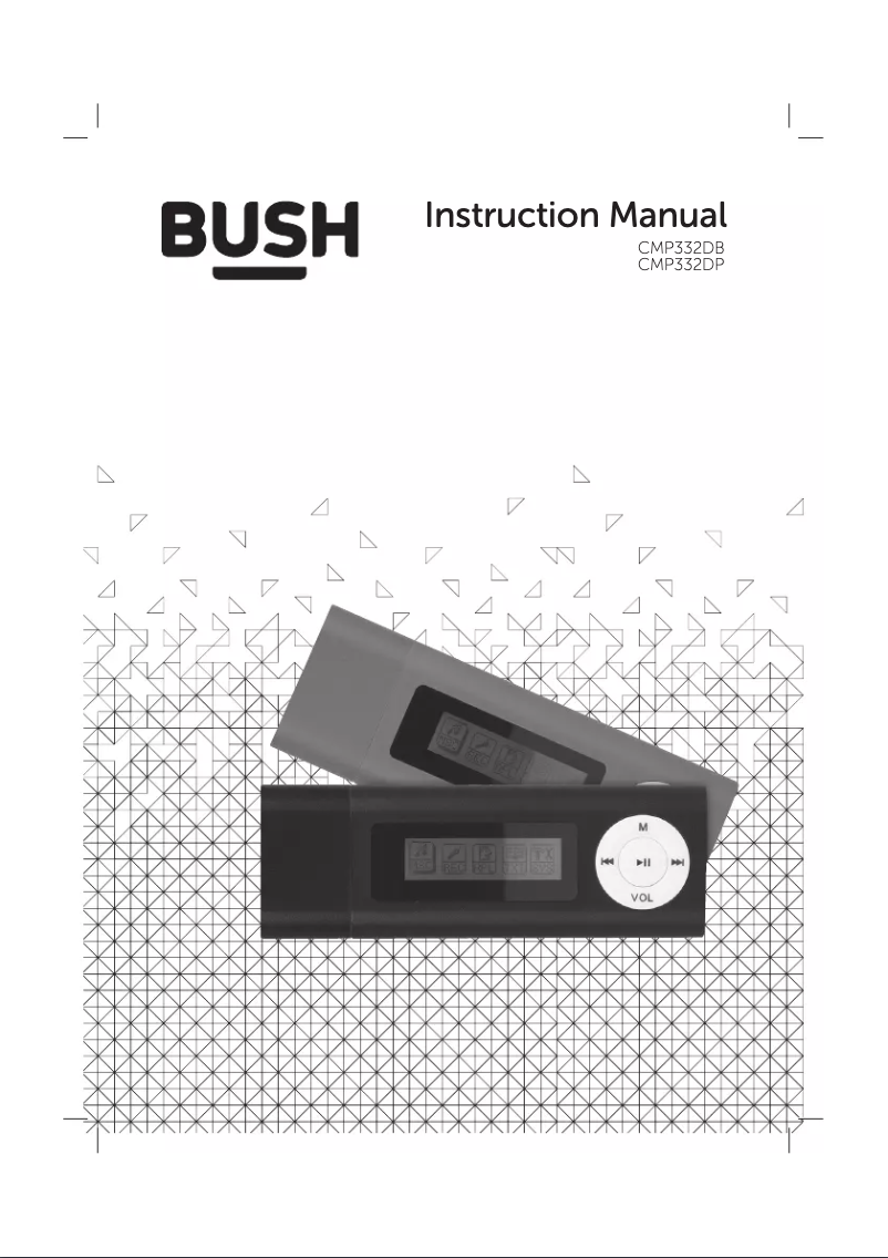 Page 1 de la notice Manuel utilisateur Bush CMP332DB