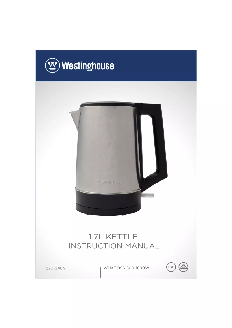 Image de la première page du manuel de l'appareil WHKE10SS