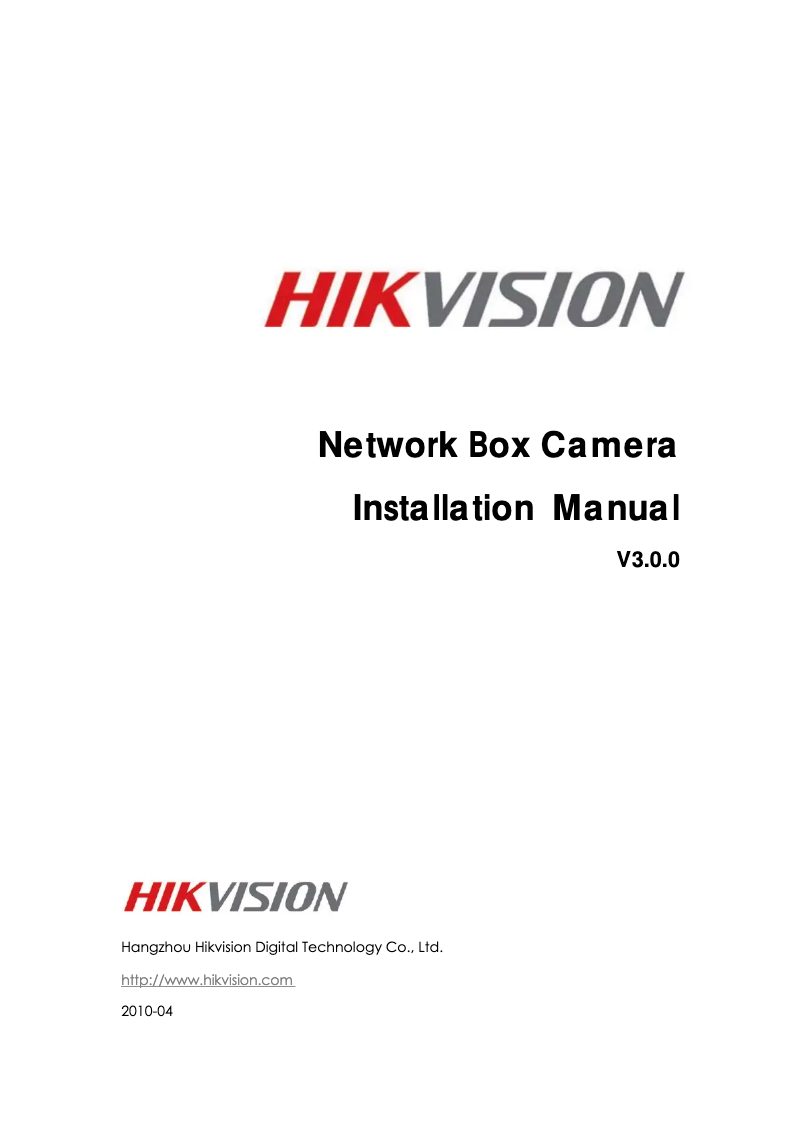 Página 1 del manual Manual de usuario Hikvision DS-2CD876BF