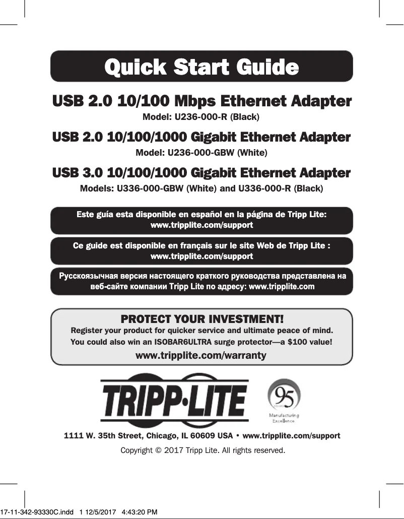 Page 1 of the manual User Manual Tripp Lite P137-GHV-V2-K