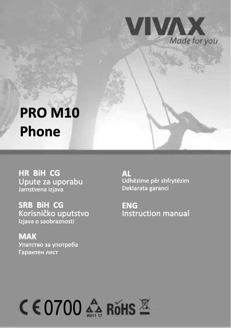 Image de la première page du manuel de l'appareil Pro M10