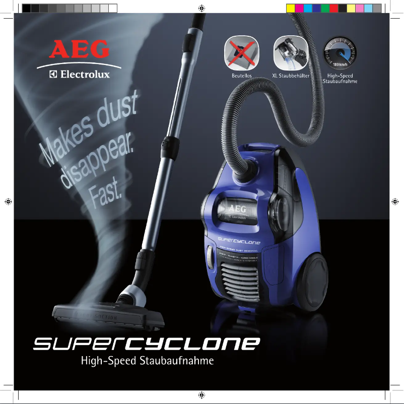 Page n°1 - Manuel utilisateur AEG SuperCyclone ASC6925