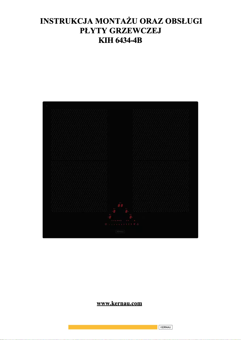Página 1 del manual Manual de usuario Kernau KIH 6414.1-4B