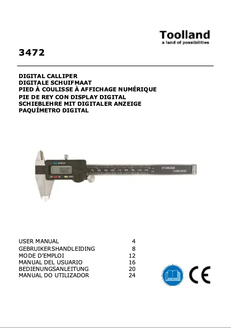 Image de la première page du manuel de l'appareil 3472