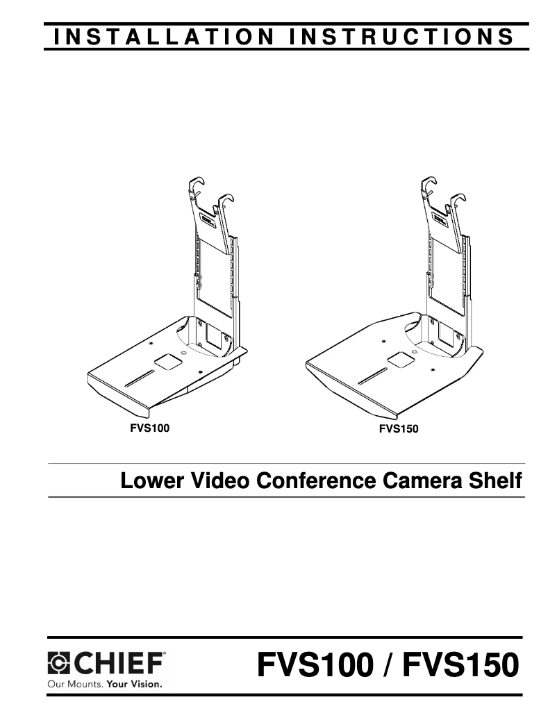 Page n°1 - Manuel utilisateur Chief FVS150
