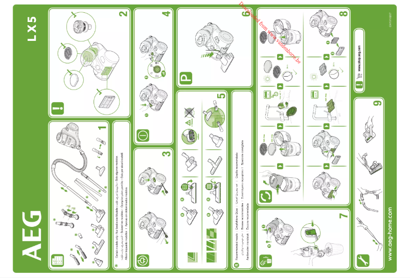 Image de la première page du manuel de l'appareil LX5-2-4DB