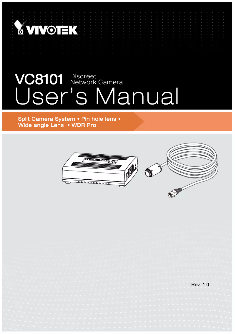 Page 1 de la notice Mode d'emploi Vivotek 2MP 180