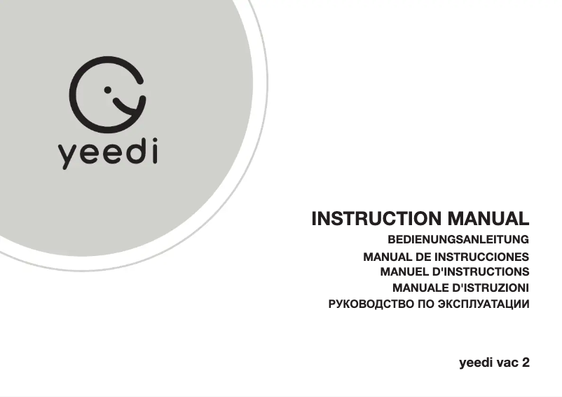 Page n°1 - Manuel utilisateur yeedi Vac 2
