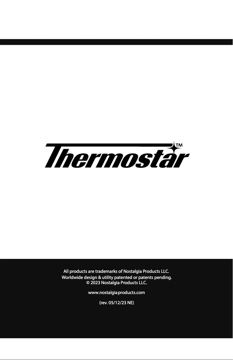Page 1 de la notice Manuel utilisateur Thermostar TSICENBNSC40SS