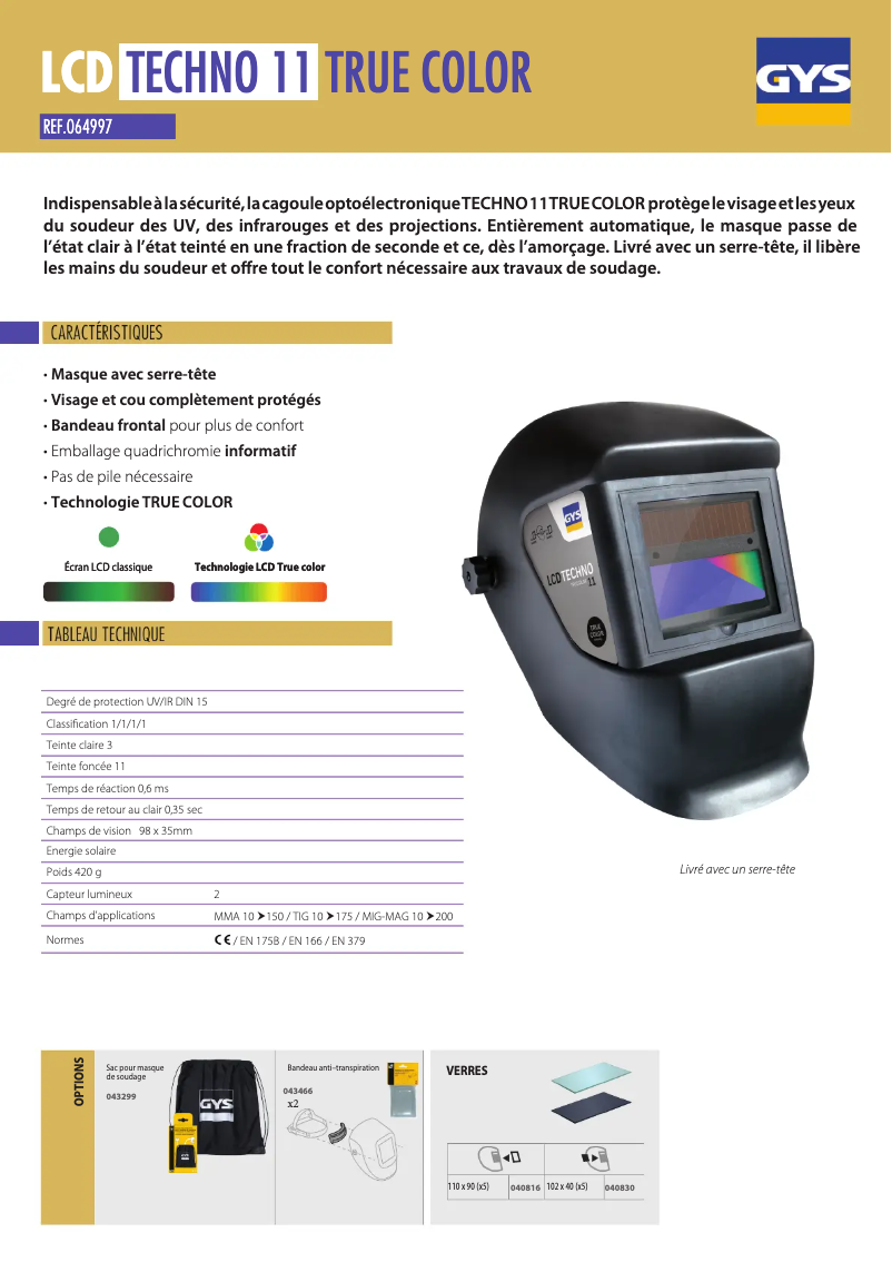 Image de la première page du manuel de l'appareil LCD Techno 11