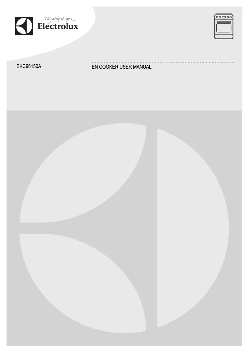 Image de la première page du manuel de l'appareil EKC96150AX