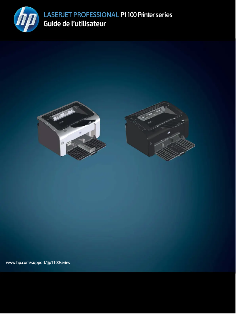 Página 1 del manual Manual de usuario HP LaserJet Pro P1100 series