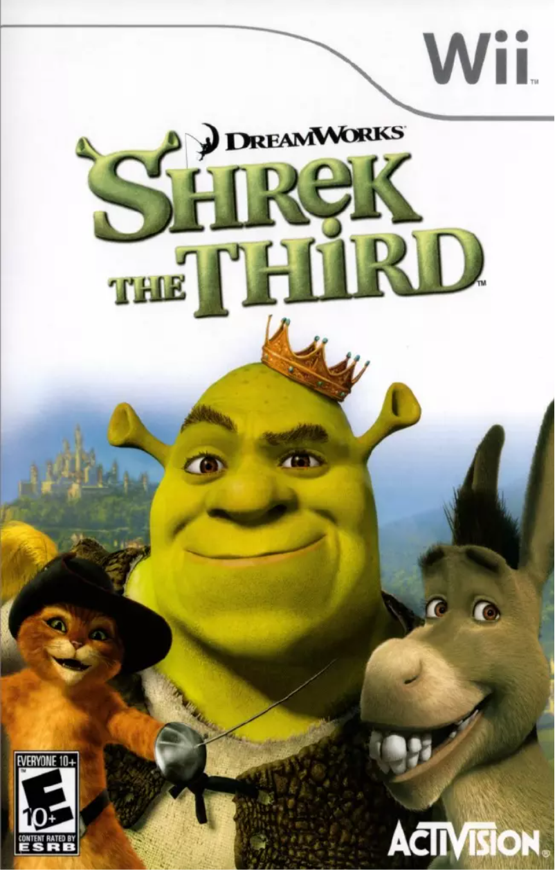 Page 1 de la notice Manuel utilisateur Nintendo Shrek the Third (Wii)