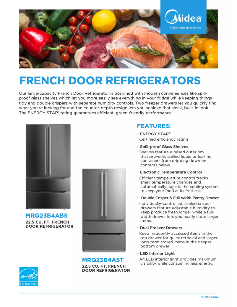 Image de la première page du manuel de l'appareil MRQ23B4AST