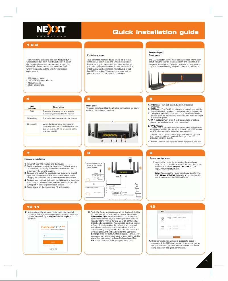 Image de la première page du manuel de l'appareil NCR-N301