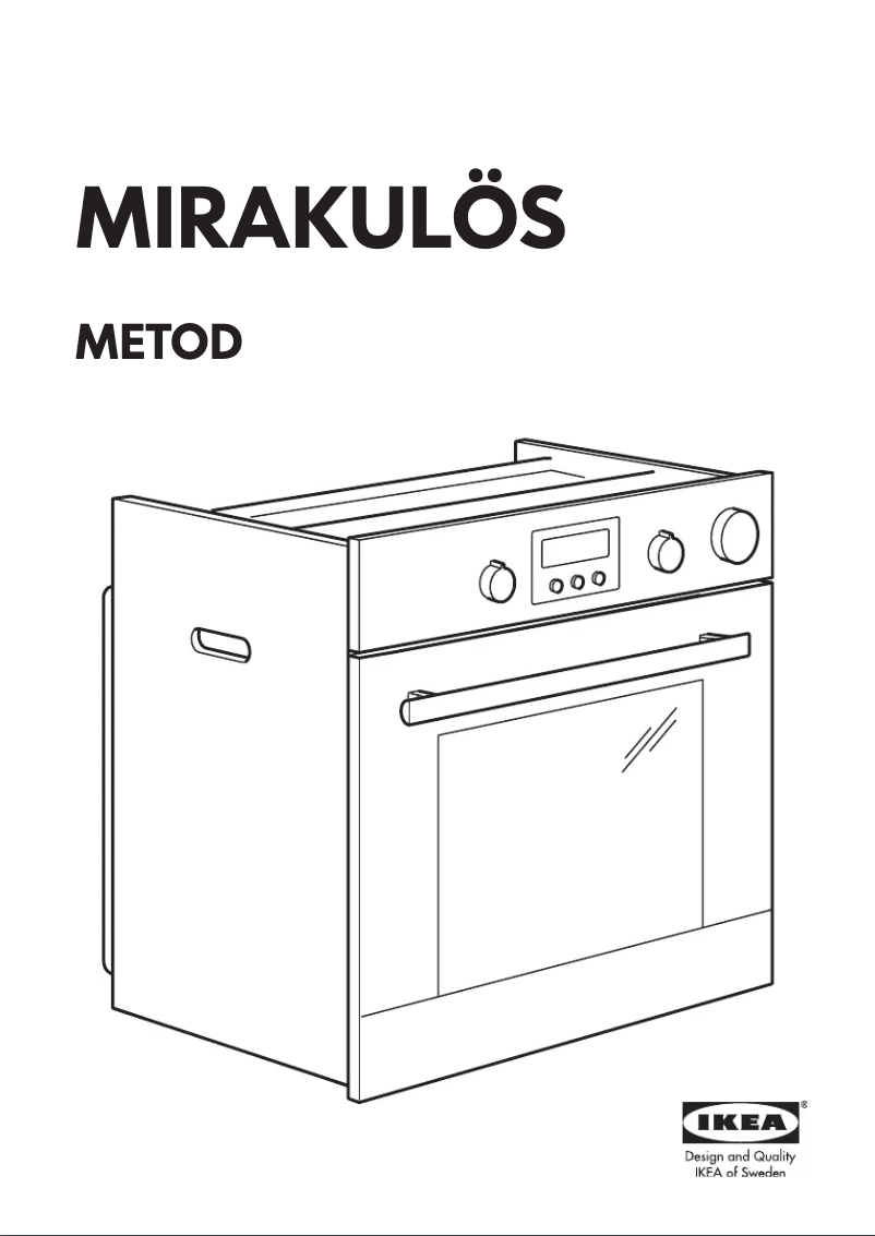 Image de la première page du manuel de l'appareil MIRAKULOS