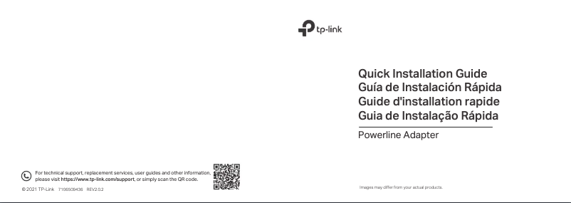 Page n°1 - Manuel utilisateur TP-Link TL-PA8033P