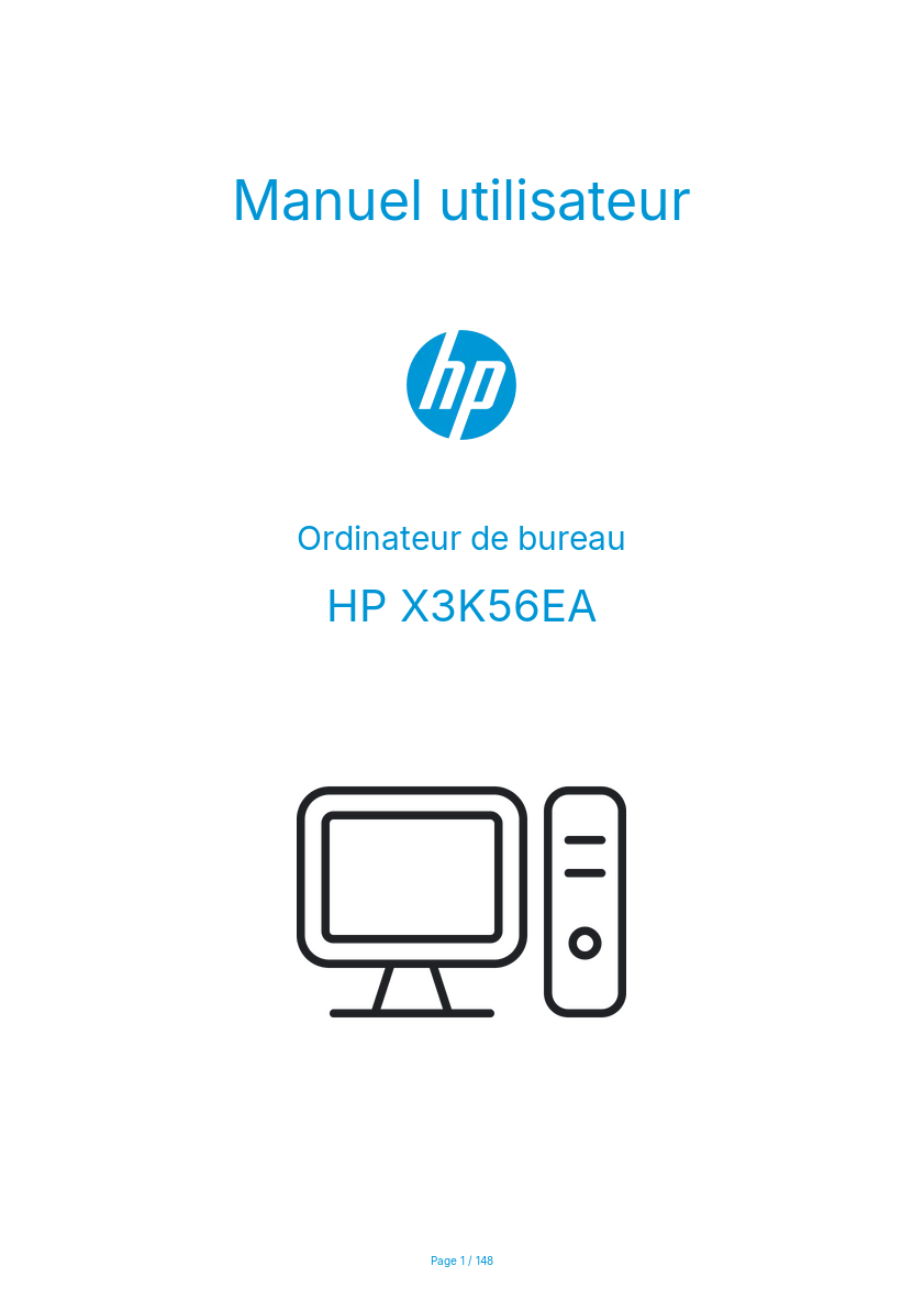 Image de la première page du manuel de l'appareil X3K56EA