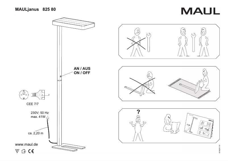 Page 1 de la notice Manuel utilisateur MAUL Janus