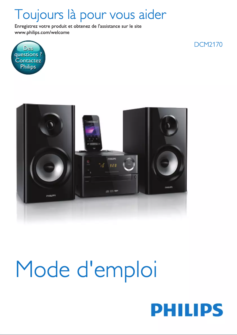 Image de la première page du manuel de l'appareil DCM2170