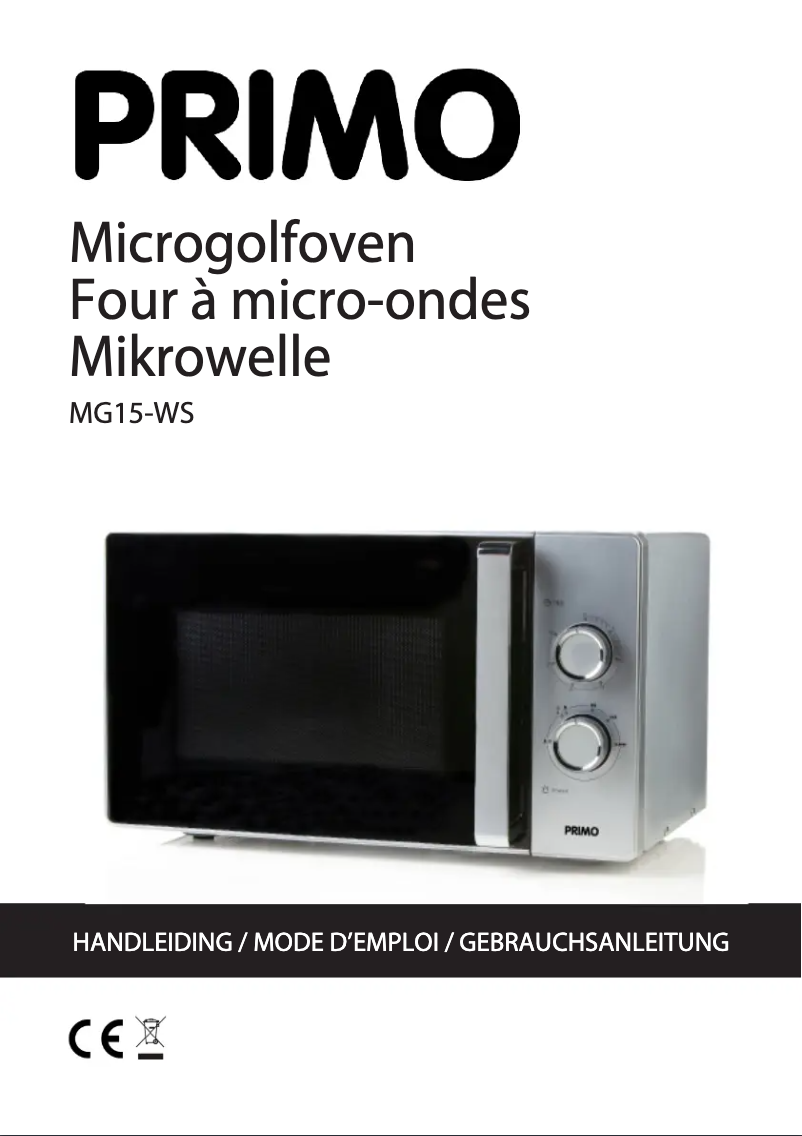 Image de la première page du manuel de l'appareil MG15-WS