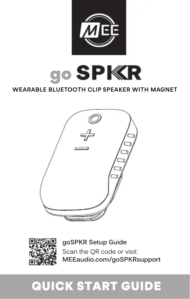 Image de la première page du manuel de l'appareil goSPKR