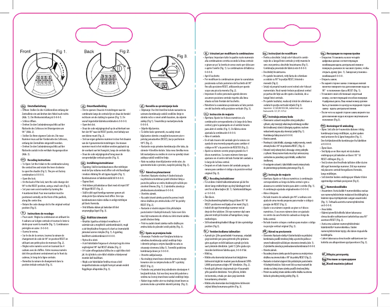 Page 1 de la notice Manuel utilisateur Burg Wächter Circle 23