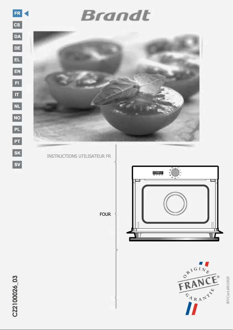Image de la première page du manuel de l'appareil BKS5132X