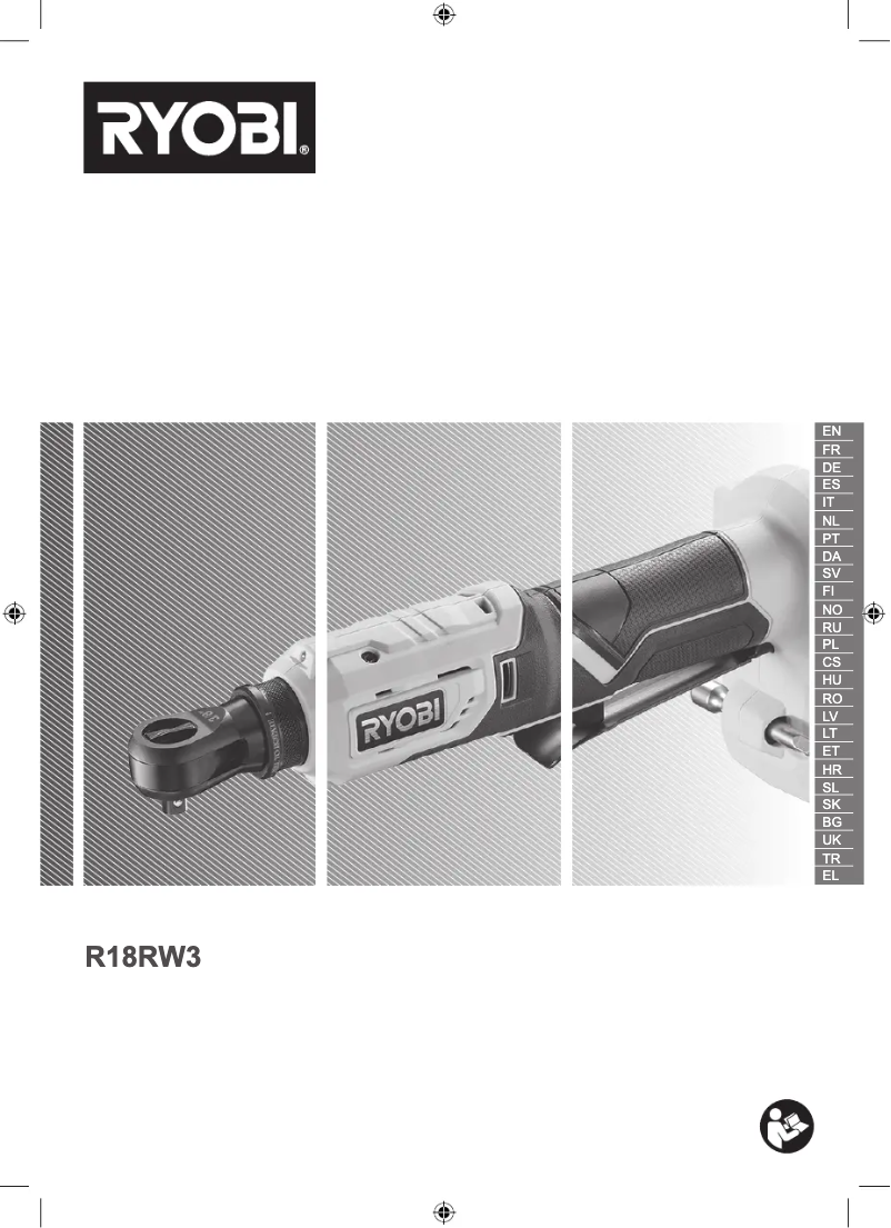 Page 1 de la notice Manuel utilisateur RYOBI One+ R18RW3