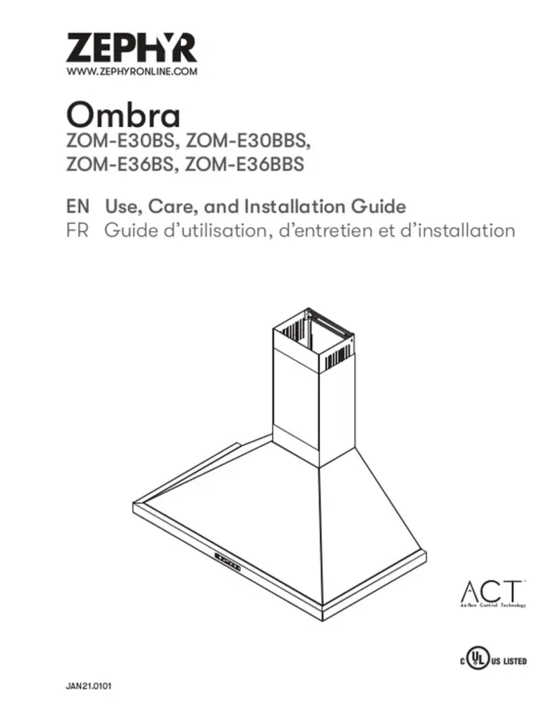 Page n°1 - Manuel utilisateur Zephyr Ombra ZOM-E36BS