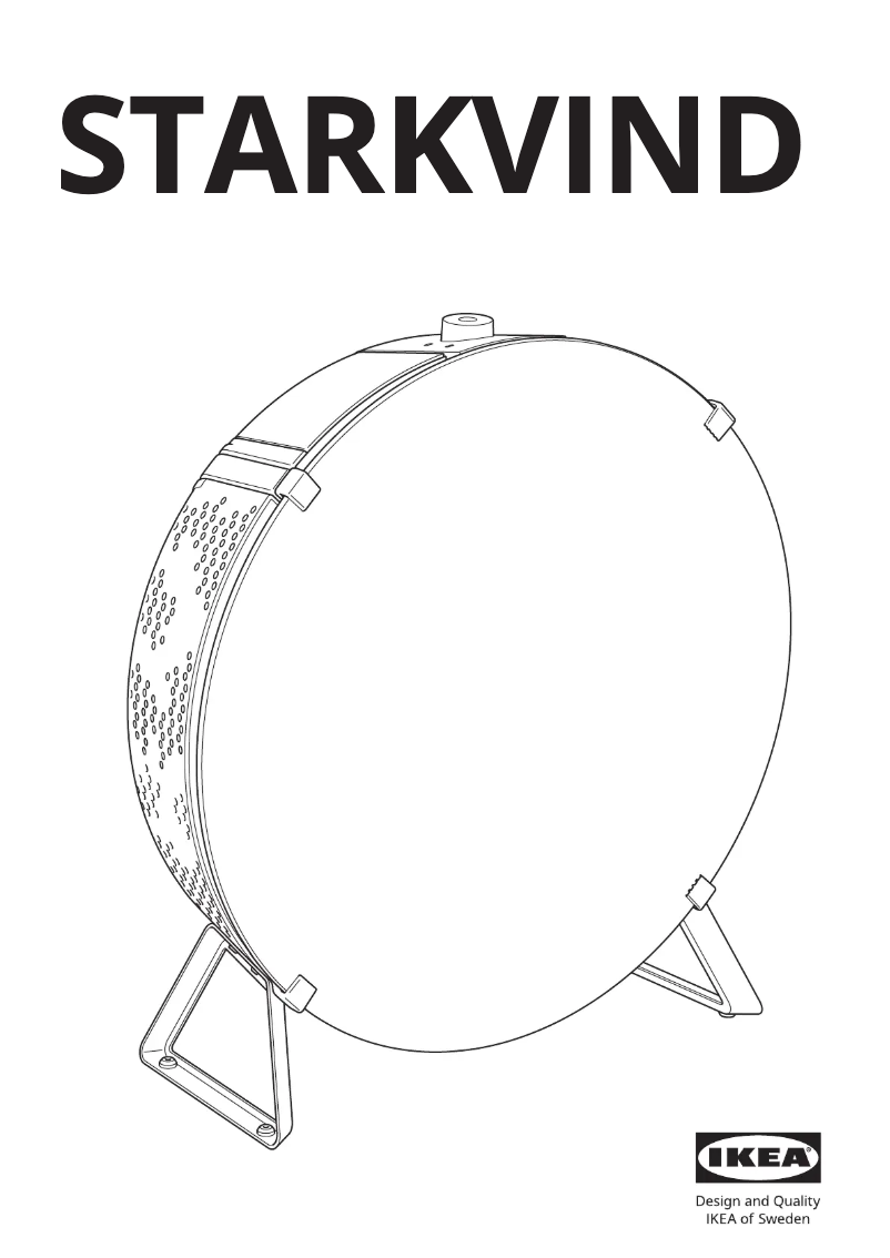 Image de la première page du manuel de l'appareil STARKVIND 404.619.52