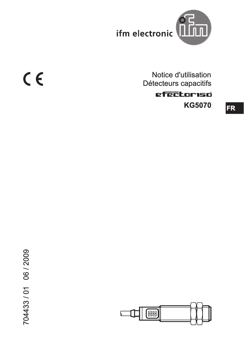 Image de la première page du manuel de l'appareil KG5070