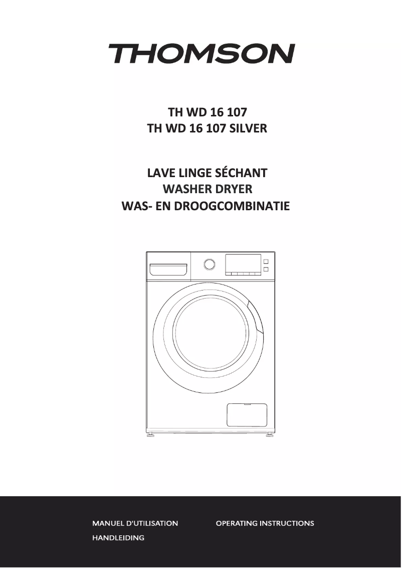 Page n°1 - Manuel utilisateur Thomson TH WD 161070 SL