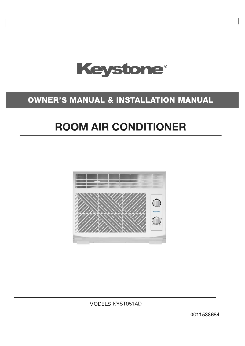 Page n°1 - Manuel utilisateur Keystone KYST051AD