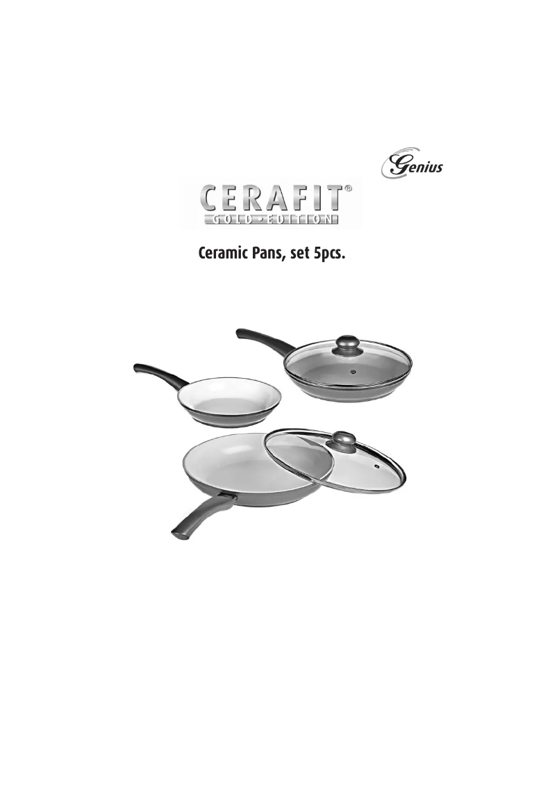 Page n°1 - Manuel utilisateur Genius Cerafit