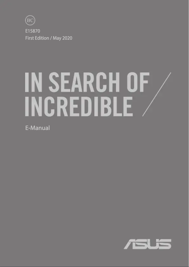 Page n°1 - Manuel utilisateur Asus ProArt StudioBook One