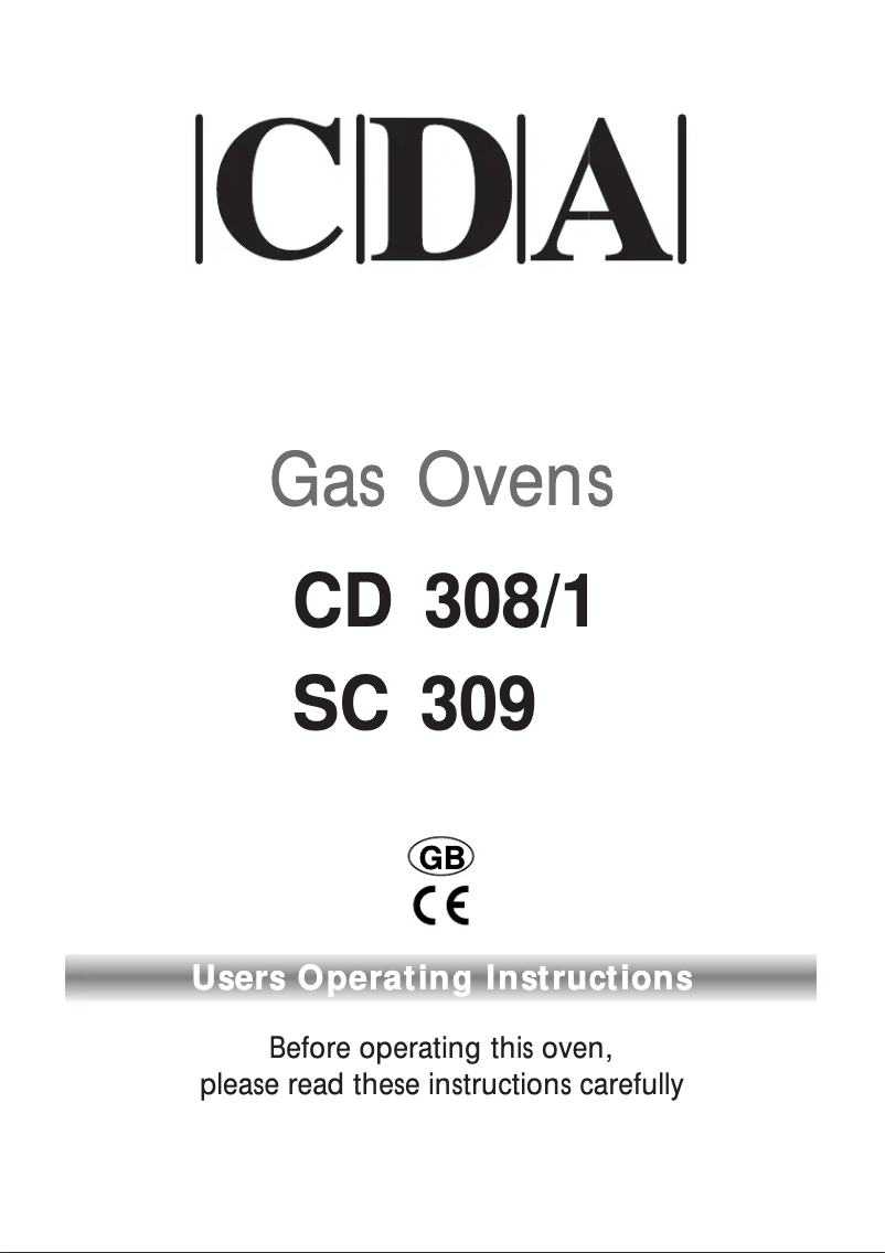 Page 1 de la notice Manuel utilisateur CDA SC309SS