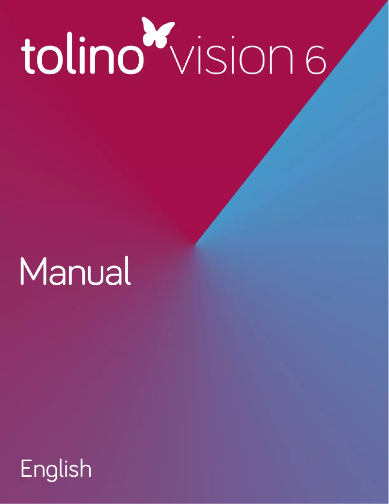 Image de la première page du manuel de l'appareil Vision 6