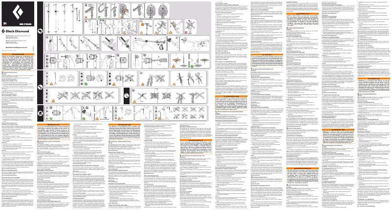 Page 1 de la notice Manuel utilisateur Black Diamond Boundary Probe
